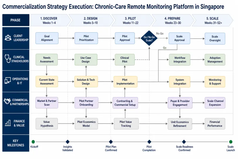 Commercialization Strategy for a Chronic-Care Digital Health Platform in Singapore